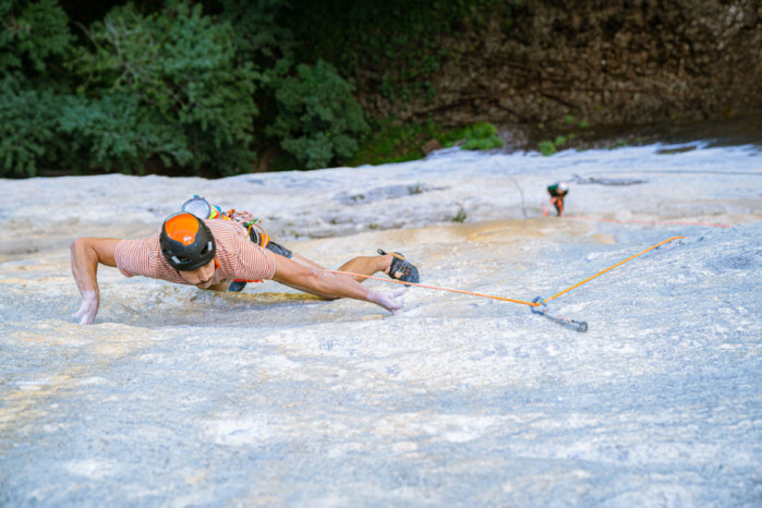 Raphael Schmid im Interview bei Petzl über Rebolting