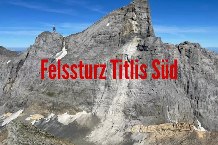 Felssturz am Titlis Süd